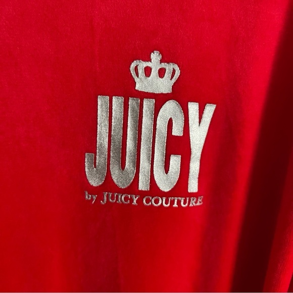 Juicy Couture women’s Velour Jumpsuit red size small EUC - Picture 7 of 13